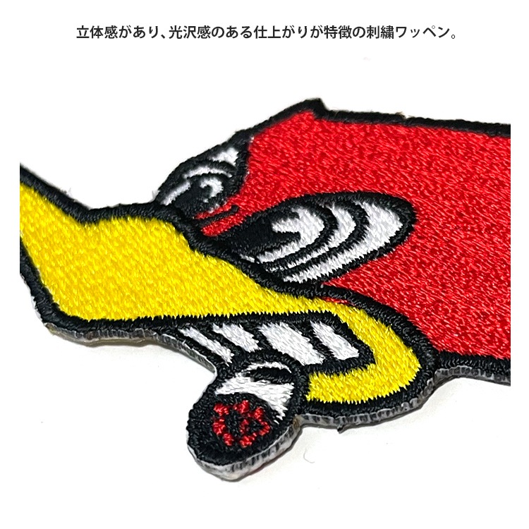 【メール便発送】ワッペン クレイスミス FACE 縦4.7×横9.9cm コットン製 アイロンパッチ アイロン 大人向け パッチ 海外 アレンジ かっこいい アメリカン雑貨アイロンで手軽につけられる刺繍ワッペン。