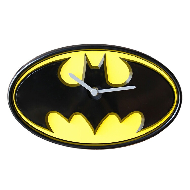 壁掛け 時計 ウォールクロック バットマン DCコミック BATMAN 振り子