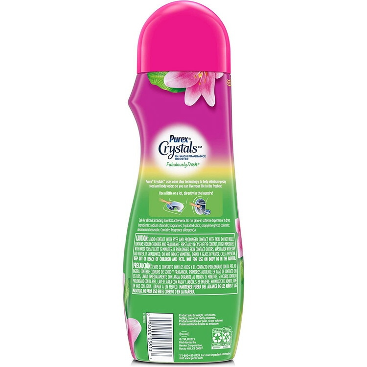 洗濯用品 加香剤 ピュレックス クリスタルズ ブースター ファビュラスリーフレッシュ 21oz 595g Purex 香りのビーズ 洗濯用品 アメリカ製 アメリカ雑貨