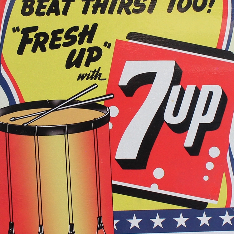 超激レア【7UP・セブンアップ】動くライトヴィンテージ看板 7up（セブン・アップ）ヴィンテージ ライトアップ・メニュー