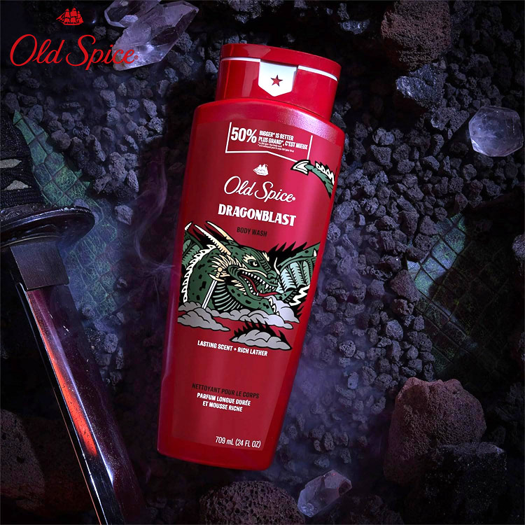 ボディソープ メンズ オールドスパイス ドラゴンブラスト 709ml 24oz