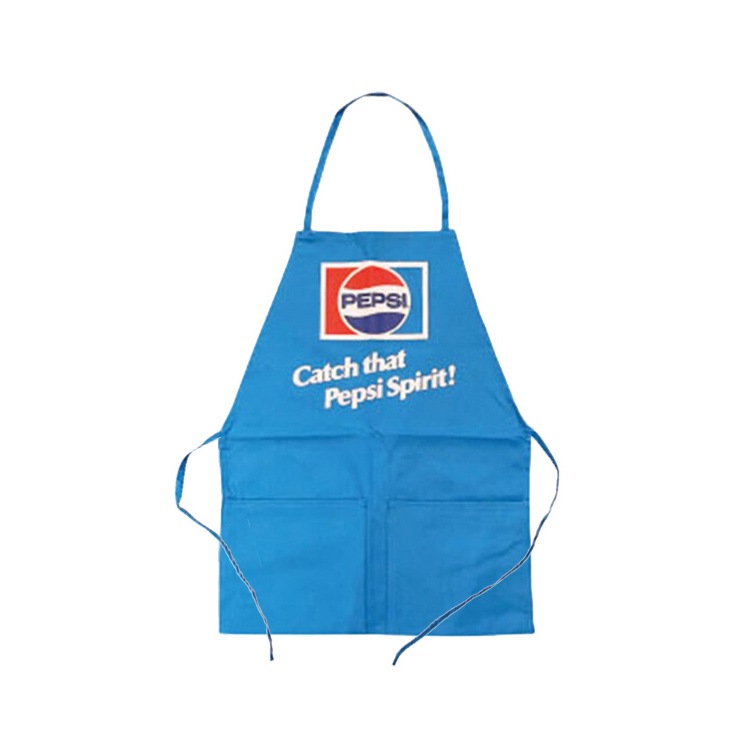 エプロン PEPSI ペプシ 縦63×横47.5cm 左右ポケット付き