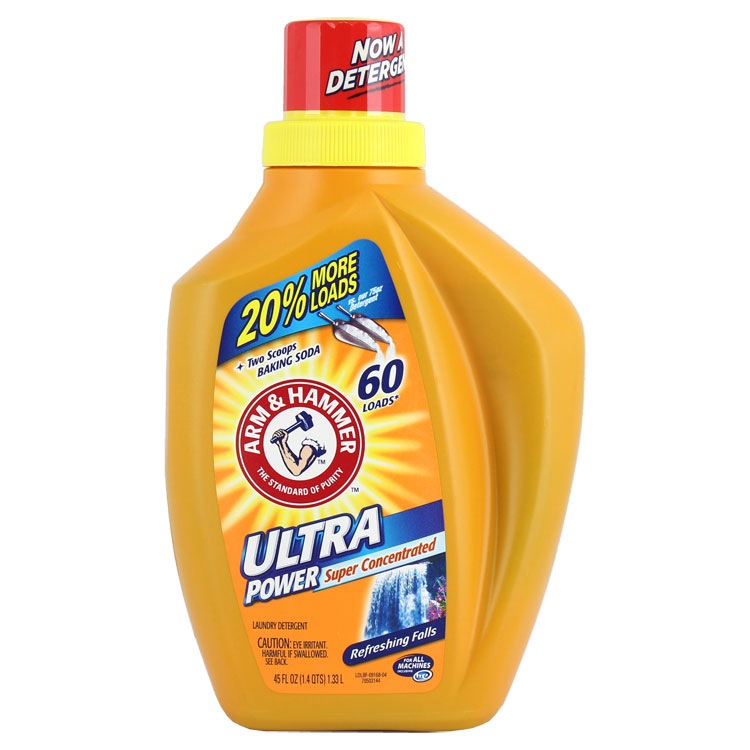 ARM&HAMMER アーム＆ハンマー 洗濯洗剤 ウルトラパワー リフレッシングフォールズ 1330ml 45oz 超濃縮タイプ 60回分 アメリカ製