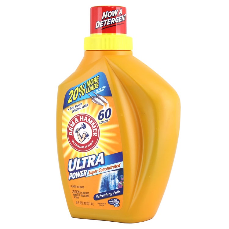 ARM&HAMMER アーム＆ハンマー 洗濯洗剤 ウルトラパワー リフレッシングフォールズ 1330ml 45oz 超濃縮タイプ 60回分 アメリカ製