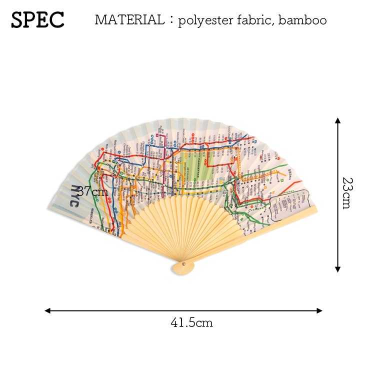 メール便発送】扇子 KIKKERLAND NYC キッカーランド トランジット