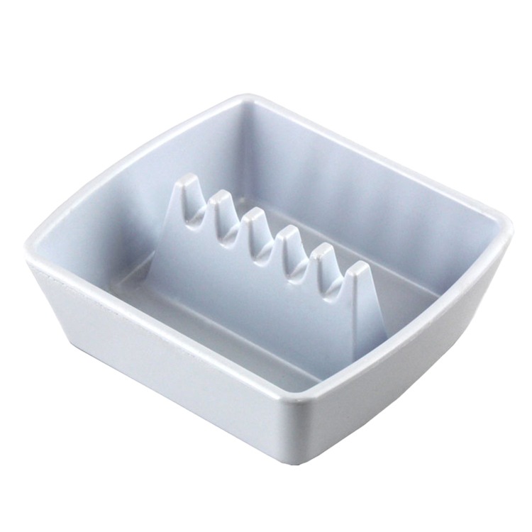 シンプルでオシャレなアッシュトレー。灰皿 GESSNER PRODUCTS スクエアアシュトレー GES-LINE #351 高さ3.8cm × 横10.5cm × 奥行8.6cm シンプル かっこいい メラミン灰皿 アメリカ製