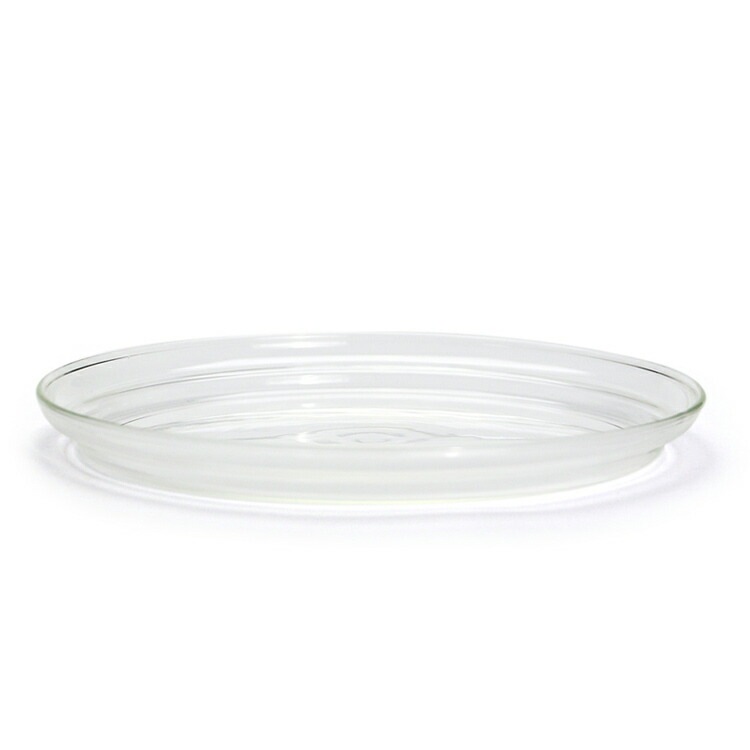 皿 Trendglas-Jena Glass Plate L トレンドグラスイエナ グラスプレート L 直径19cm ガラス製 耐熱 ディッシュ 取り皿 食器 子皿 おしゃれ ドイツ キッチン雑貨