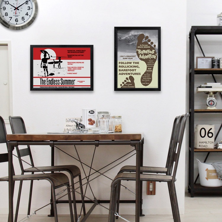 額入り映画ポスター ブルース・ブラウン Barefoot Adventure （フレーム付きポスター）