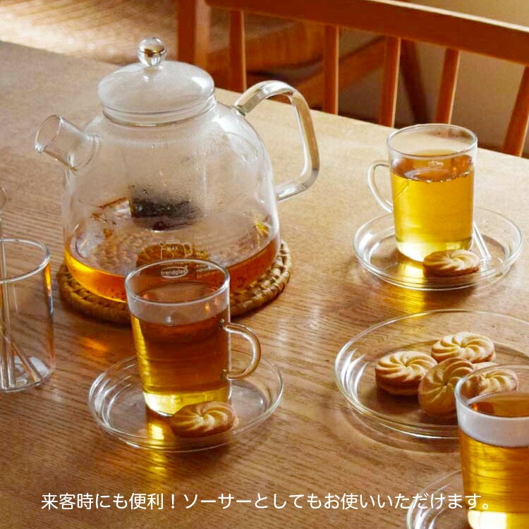 皿 Trendglas-Jena Glass Plate M トレンドグラスイエナ グラスプレート M  直径16cm ガラス製 耐熱 ディッシュ 取り皿 食器 中皿 おしゃれ ドイツ キッチン雑貨