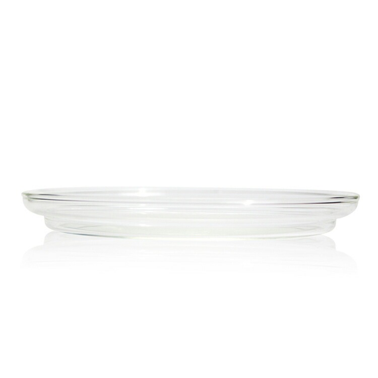 皿 Trendglas-Jena Glass Plate M トレンドグラスイエナ グラスプレート M  直径16cm ガラス製 耐熱 ディッシュ 取り皿 食器 中皿 おしゃれ ドイツ キッチン雑貨