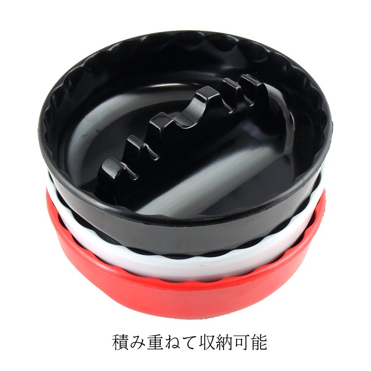 シンプルでオシャレなアッシュトレー。GESSNER PRODUCTS デラックスアシュトレー ラウンド GES-LINE #331 メラミン灰皿 アメリカ製