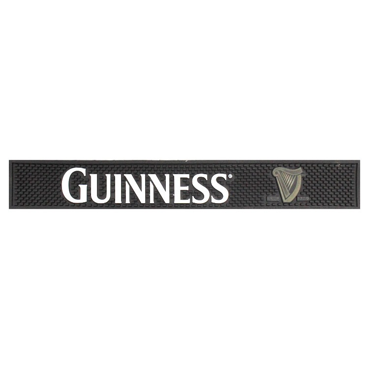 カウンターバーの必需品。アメリカン度UP！！バーマット GUINNESS ギネス（GRAY）ビール バーカウンター インテリア アメリカ雑貨 アメリカン雑貨