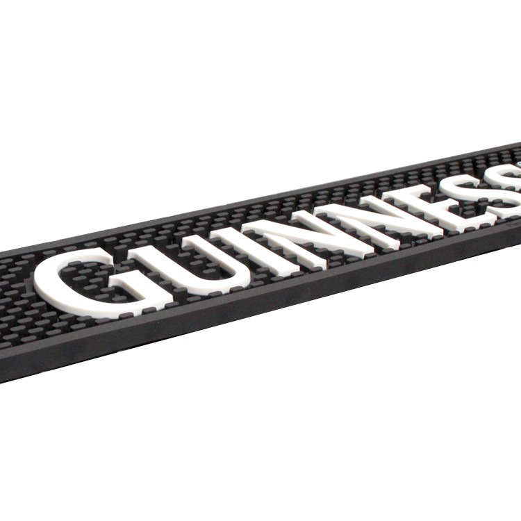 カウンターバーの必需品。アメリカン度UP！！バーマット GUINNESS ギネス（GRAY）ビール バーカウンター インテリア アメリカ雑貨 アメリカン雑貨