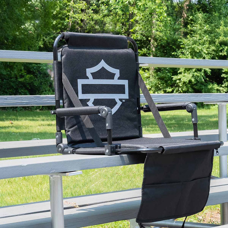 スタジアムシート Harley-Davidson ハーレーダビッドソン オープンB&S HDL-10029 アウトドア 野外コンサート 持ち運び アメリカ雑貨スポーツ観戦もコンサートもハーレースタイルを楽しもう。