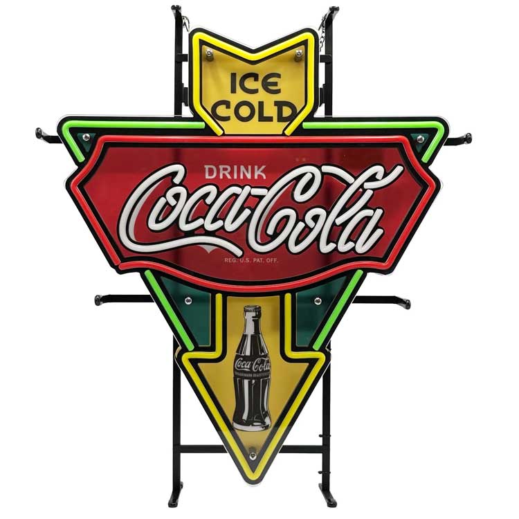照明 ライト Coca-Cola コカ・コーラ ネオ LED サイン Arrow PJ-NEO04