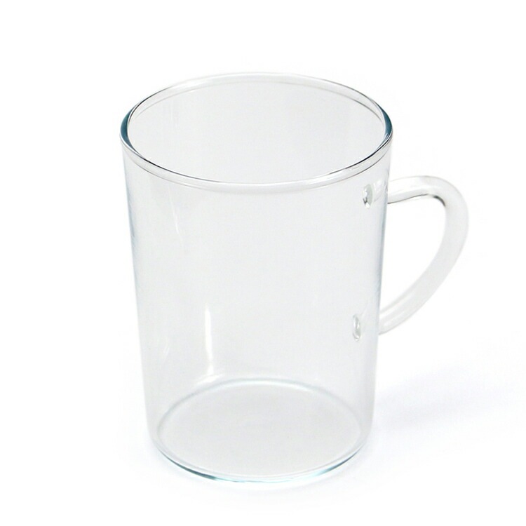 電子レンジ・食洗機OK！なガラス製コップ。コップ Trendglas-Jenaトレンドグラスイエナ ティーグラス ウィズハンドル W9.5×D7×H9.1cm 200ml ガラス製 耐熱 グラス タンブラー 食器 おしゃれ キッチン雑貨 ドイツ