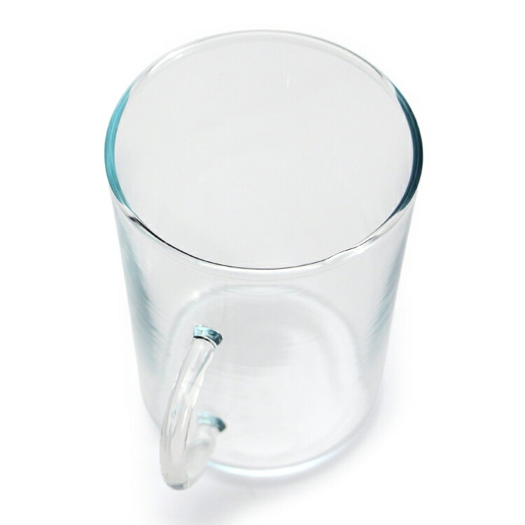 電子レンジ・食洗機OK！なガラス製コップ。コップ Trendglas-Jenaトレンドグラスイエナ ティーグラス ウィズハンドル W9.5×D7×H9.1cm 200ml ガラス製 耐熱 グラス タンブラー 食器 おしゃれ キッチン雑貨 ドイツ