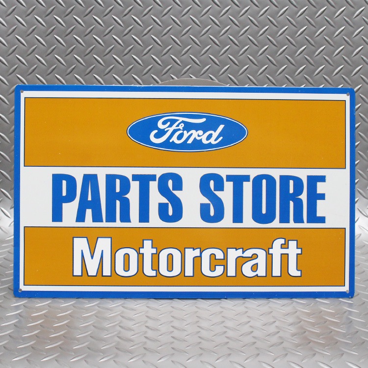 看板 メタルサイン「FORD PATRS STORE」（フォード・パーツストア） 縦