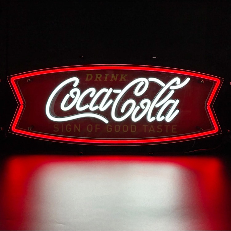 照明 ライト Coca-Cola コカ・コーラ ネオ LED サイン Fish2 PJ-NEO03