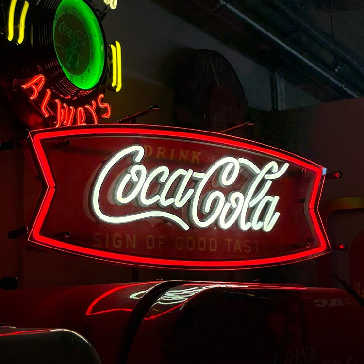 照明 ライト Coca-Cola コカ・コーラ ネオ LED サイン Fish2 PJ-NEO03