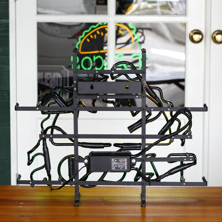 タコス　tacos ガラスネオンサイン　アメリカン雑貨　オーダーメイド　壁掛け アメリカンネオンサイン TACOS タコス 縦45×横58cm 店舗装飾