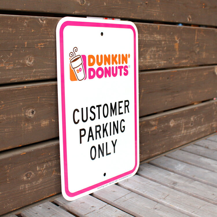 パーキングサイン DUNKIN' DONUTS ダンキンドーナッツ 44.5×30.5