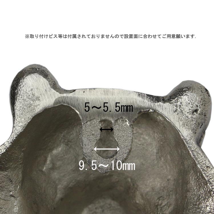 壁掛け フック アルミニウム ライオンヘッド ウォールフック 幅13.5×奥行き8×高さ22cm 400g ライオン 壁面フック HERE