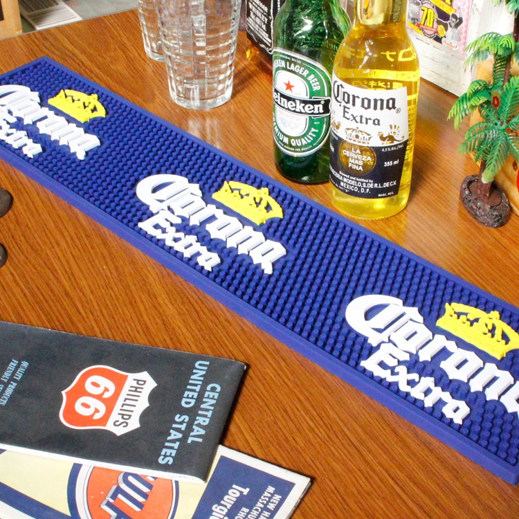 バーマット「Corona コロナ」 ビール カクテル BAR GOODS バーグッズ アメリカ雑貨 アメリカン雑貨