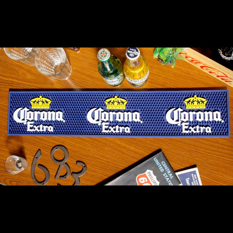 バーマット「Corona コロナ」 ビール カクテル BAR GOODS バーグッズ アメリカ雑貨 アメリカン雑貨