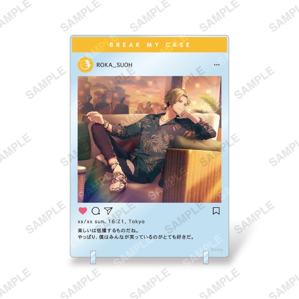 ブレソル　アクリルパネル　クリアファイル2枚　セット アクリルパネル「Scene of Aporia」須王芦佳 | ブレイクマイ