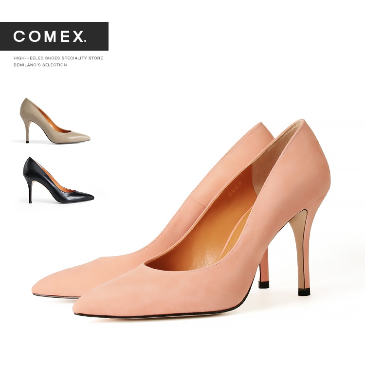 【訳あり】【 アウトレット】 コメックス パンプス ハイヒール ヒール9cm ポインテッドトゥ COMEX 5609