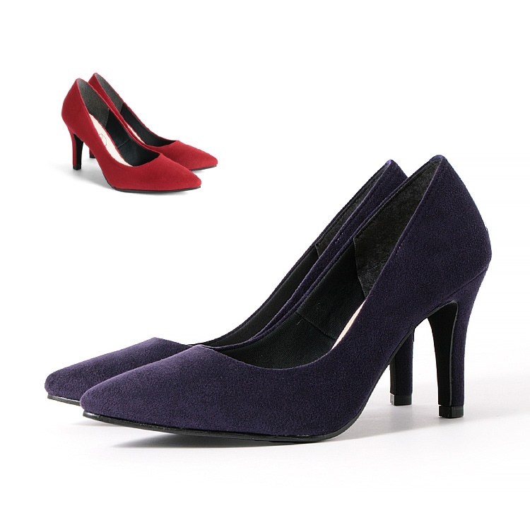 【訳あり】【アウトレット】 【SALE】 日本製 パンプス ハイヒール ポインテッドトゥ ヒール8cm スエード フォーマル 通勤 走れる リクルート オフィス 仕事 ピンヒール プラチナドゥ Platino deux 小さいサイズ ヒール (780) 結婚式 パーティ 靴