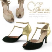 【訳あり】 【アウトレット】 【SALE】 セブントゥエルブサーティー Ｔストラップパンプス オープントゥ ピンヒール アンクルストラップ ヒール7cm パーティー パーティ VII XII XXX (301585)パンプス 靴