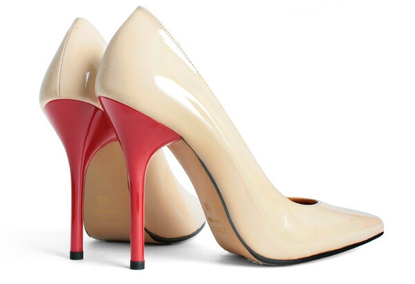 パンプス COMEX ハイヒール ポインテッドトゥ ピンヒール ヒール10cm レッドヒール コメックス (5640) 結婚式 パーティ 靴 送料無料