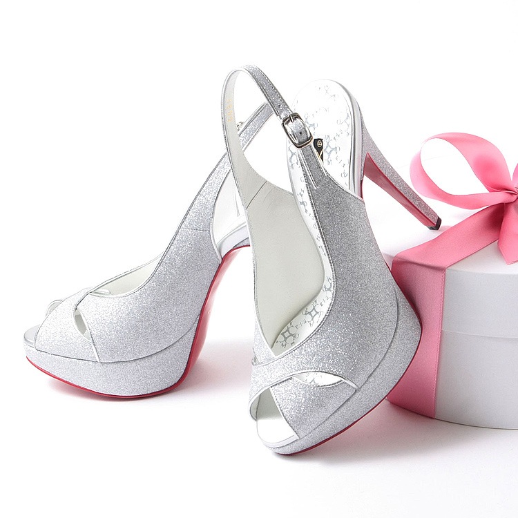 COMEX パンプス ハイヒール オープントゥ ラメ サンダル ヒール14cm ピンヒール アンクルストラップ ベージュ シルバー ブラック 5693