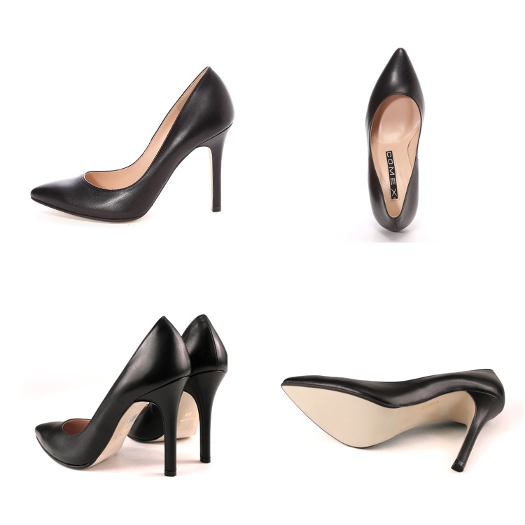 COMEX コメックス アーモンドトゥ ハイヒール ヒール10cm COMEX レディース ヒール モデルサイズ 日本製 本革 大きいサイズ 小さいサイズ ピンヒール 5500