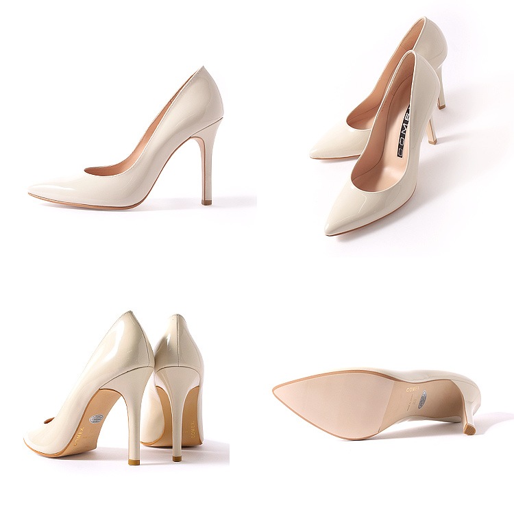 COMEX コメックス アーモンドトゥ ハイヒール ヒール10cm COMEX レディース ヒール モデルサイズ 日本製 本革 大きいサイズ 小さいサイズ ピンヒール 5500