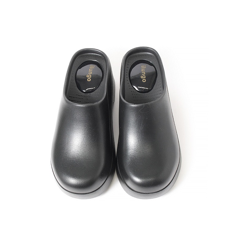 軽量 クロッグ サンダル 厚底 8cmヒール サボ ミュール スリッポン EVA ブラック 2025新作 防水 150