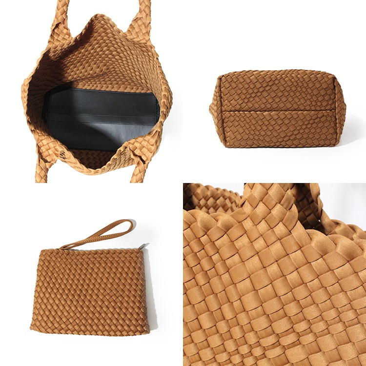 【SALE】トートバッグ ネオプレン ポーチ付き メッシュ A4サイズ 軽量 洗える きれいめ 通勤バッグ 21060