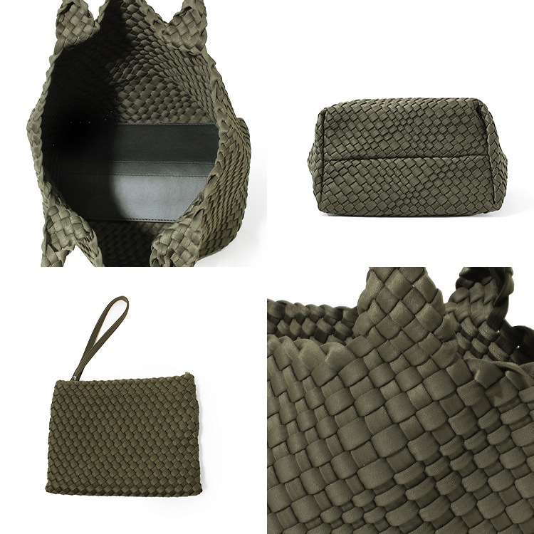 【SALE】トートバッグ ネオプレン ポーチ付き メッシュ A4サイズ 軽量 洗える きれいめ 通勤バッグ 21060