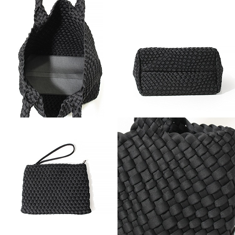 【SALE】トートバッグ ネオプレン ポーチ付き メッシュ A4サイズ 軽量 洗える きれいめ 通勤バッグ 21060