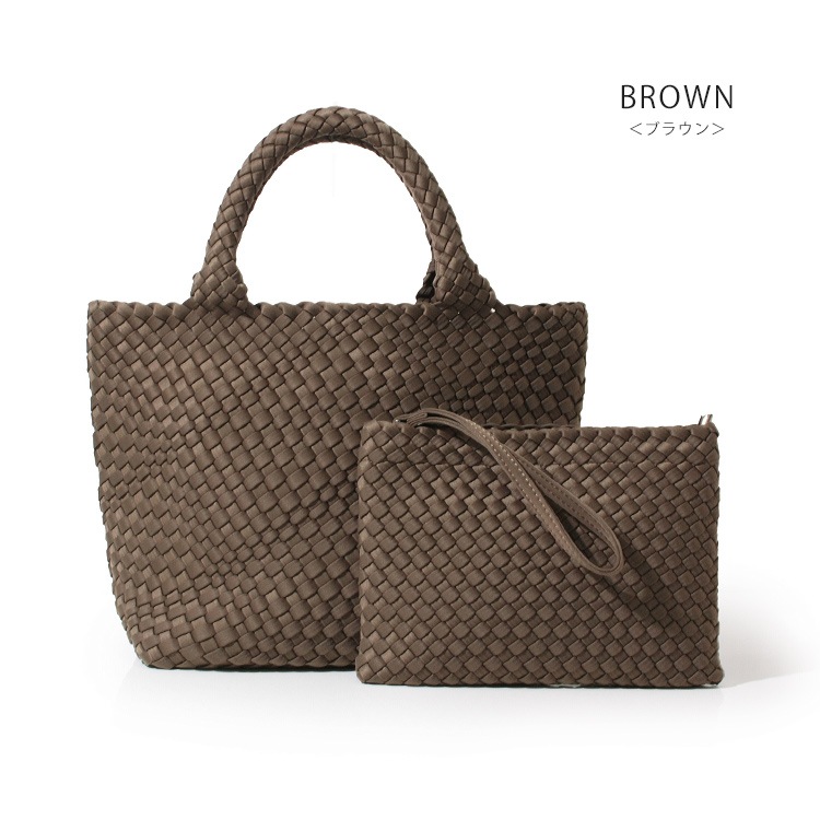 【SALE】トートバッグ ネオプレン ポーチ付き メッシュ A4サイズ 軽量 洗える きれいめ 通勤バッグ 21060