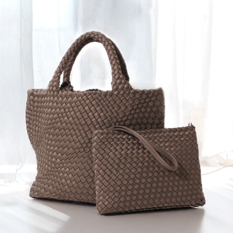 【SALE】トートバッグ ネオプレン ポーチ付き メッシュ A4サイズ 軽量 洗える きれいめ 通勤バッグ 21060