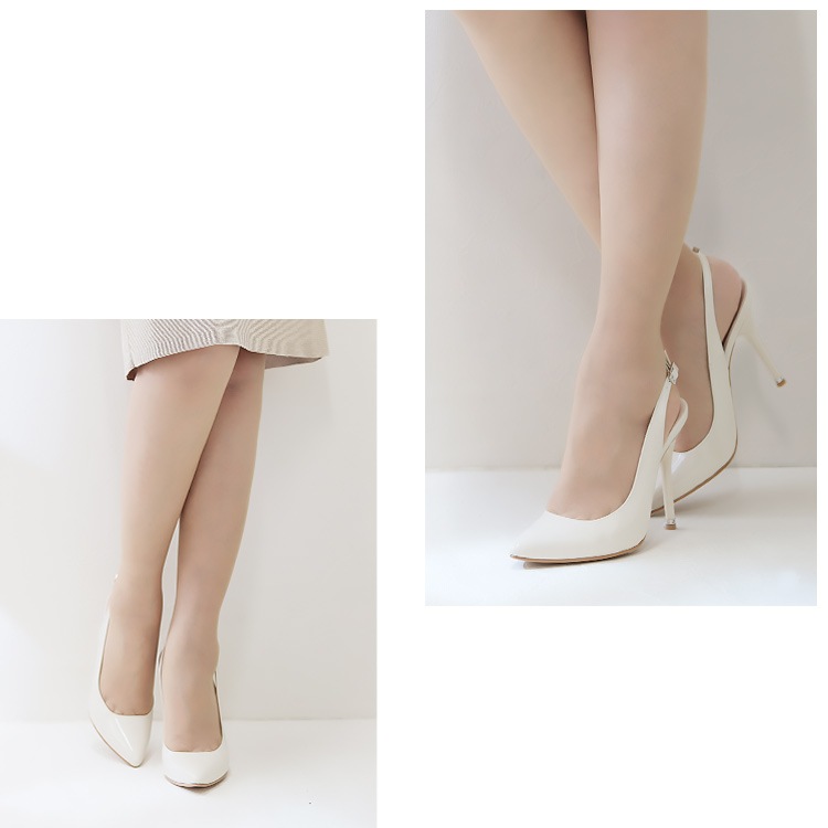 COMEX パンプス ハイヒール  本革 日本製 アーモンドトゥ バックベルト ピンヒール ヒール11cm コメックス 65680 