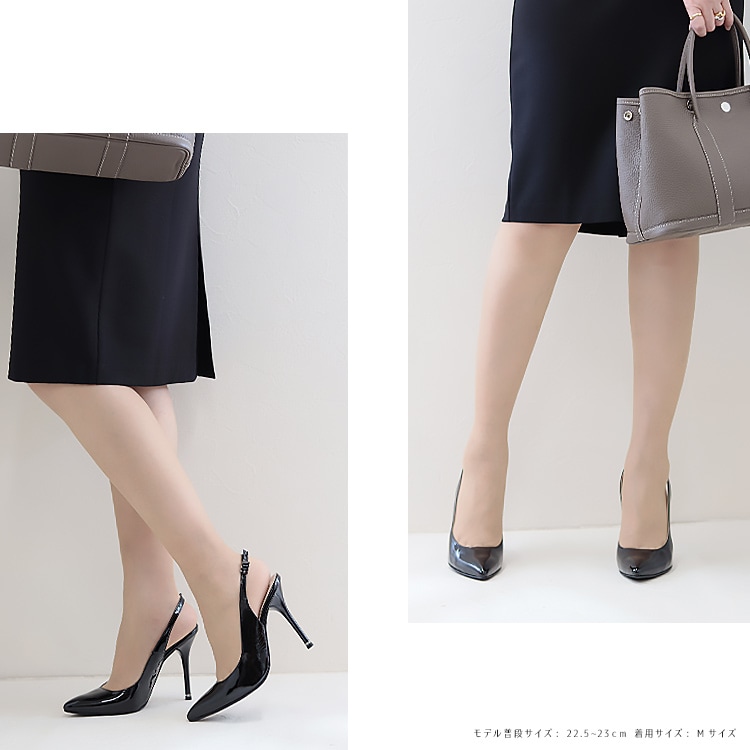 COMEX パンプス ハイヒール  本革 日本製 アーモンドトゥ バックベルト ピンヒール ヒール11cm コメックス 65680 