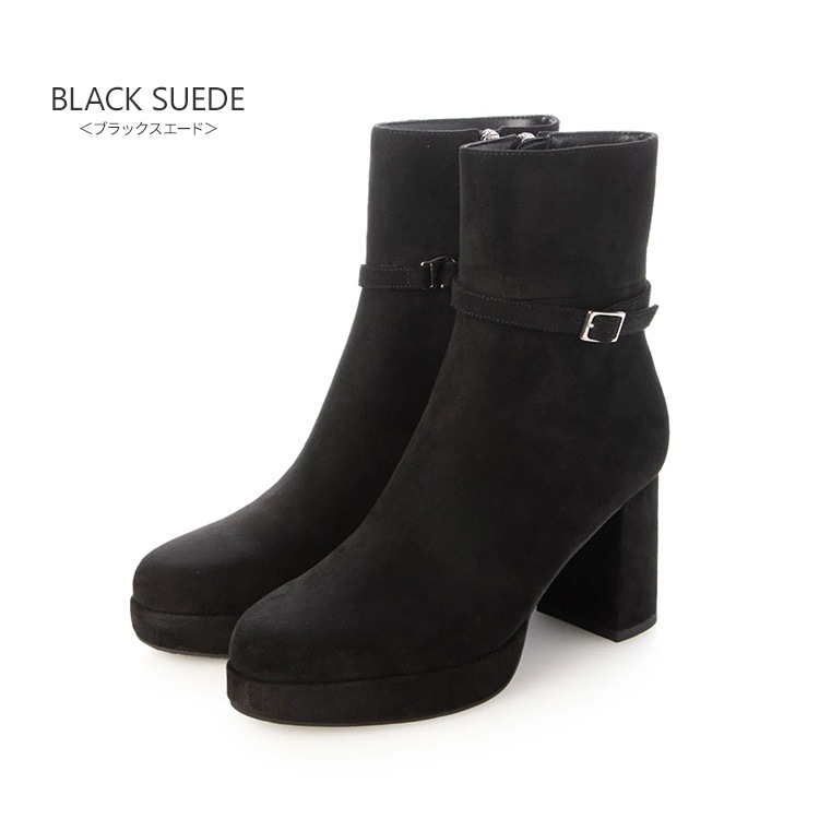 ショートブーツ ベルト 取り外し 2way ブーツ 2025新作 厚底