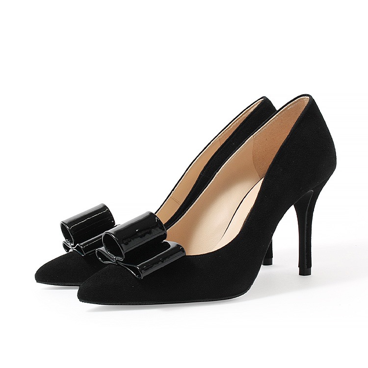 コメックス パンプス 9cmヒール リボン ハイヒール 2026新作 ポイン