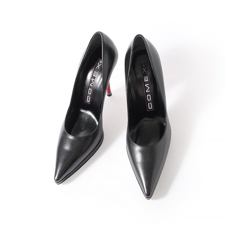 訳あり】【アウトレット】COMEX 24.5cm パンプス ハイヒール 本革 日本