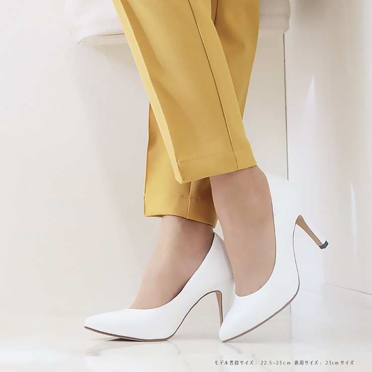 SALE】 日本製 パンプス ハイヒール ポインテッドトゥ ヒール8cm