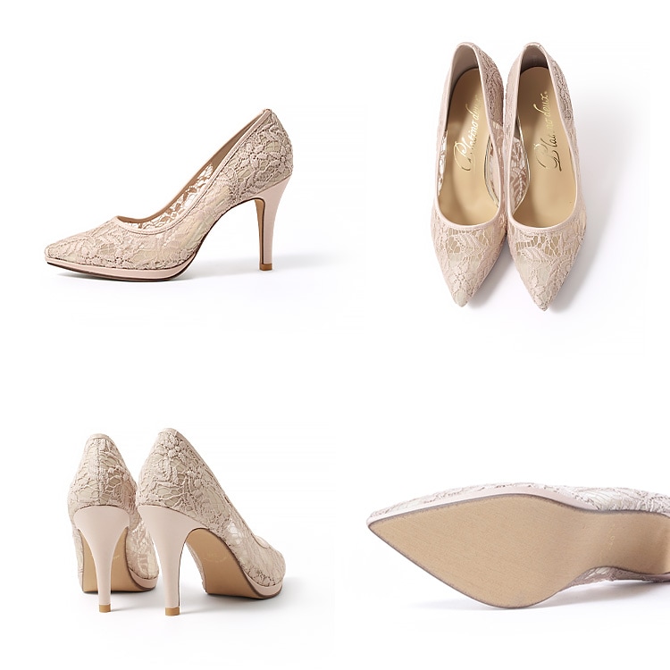 ダイアナ（Cinderella）　ポインテッドトウチュールパンプス23.5cm ダイアナ（Cinderella） ポインテッドトウチュールパンプス23.5